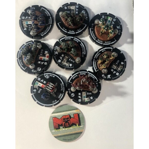 17 MechWarrior Mix Lot of Miniature Figures WIZKIDS Battle tech 2002-2003 - Picture 2 of 10